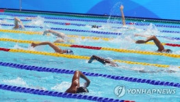 연습하는 선수들