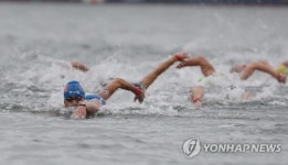 -광주세계수영- 프랑스 레몽, 오픈워터 남자 25㎞ 우승…0.3초 차 승리