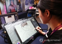 드로잉 태블릿 시연