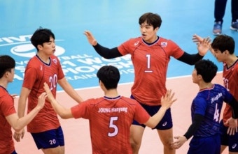 한국 남자배구, U-21 세계선수권서 아르헨에 1-3 역전패