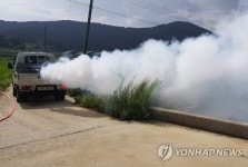완도 신지면, 침수지역 방역