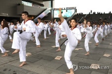 세계 각국 청소년 태권도 시연