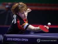 한국 탁구, 8월 세계랭킹서 남녀 모두 톱10서 '탈락'