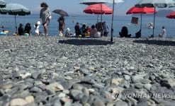 거제 학동 흑진주몽돌해변