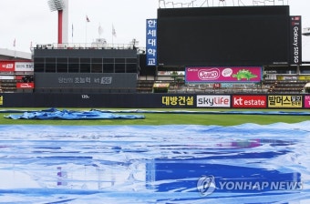 프로야구 수원 경기 우천 취소