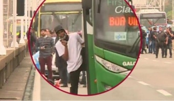 브라질 리우 인근 시내버스 인질극…범인 사살·승객 모두 구조