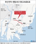 [그래픽] 부산 만덕-센텀시티 지하고속화도로