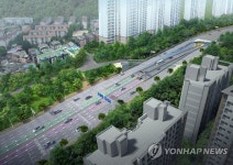 부산 만덕∼센텀 대심도 고속화도로 만덕IC 조감도