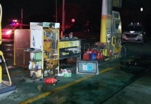 보은 주유소서 주인 부부싸움하던 중 불…방화 여부 수사