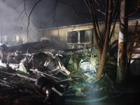 의령 축사 불, 새끼 돼지 480마리 죽어…2천800만원 피해