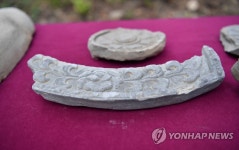 화천 계성리사지 발굴현장 유물