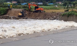강릉 사천천 태풍피해 복구