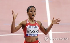 -세계육상- 천재 나세르, 女 400ｍ 제왕 밀러-위보 누르고 우승