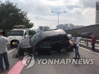 숙취 음주운전하다 쾅