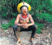 아마존 원주민 라오니 족장 우리는 자연과 더불어 살고 싶어