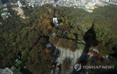 서서히 가을빛으로 물드는 남산