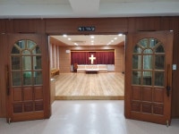 데레사 강한옥 여사, 손녀 결혼식 올렸던 남천성당 안치