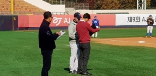 실업야구연맹, 선수 공개테스트 시행…55명 지원