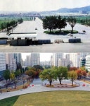 인천시청 앞길의 변신…벼 말리던 주차장이 시민광장으로