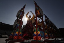 신명나는 오고무 공연