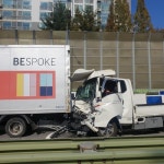 천안 남부대로서 화물차 등 3대 연쇄 추돌…3명 부상