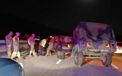 영동 경부고속도로서 트럭-미군차 추돌…미군 3명 부상