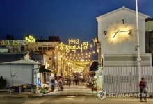 광주 송정역·1913송정역시장 주차난 숨통…주차타워 완공