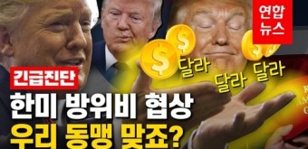[영상] '부자나라' 한국 더 내라…'주한미군 카드' 언급한 트럼프 셈법