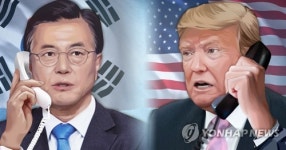 文대통령-트럼프 통화…비핵화 대화 모멘텀 유지 공감(종합)