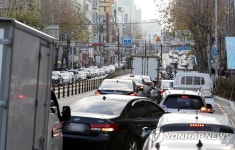 부산 BRT 2단계 개통 주차장으로 변한 중앙대로