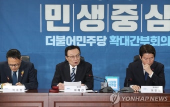 발언하는  민주당 이해찬 대표