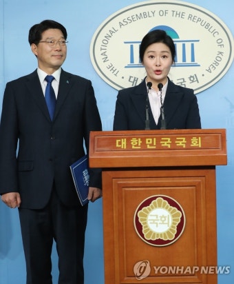 기자회견 하는 민주당 이경 상근부대변인