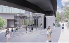 한남1고가 하부에 쉼터 조성…6월 완공