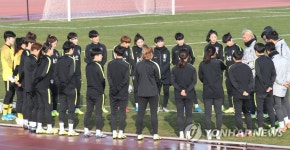 여자축구대표팀 서귀포 훈련