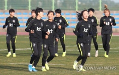 여자축구대표팀 서귀포 훈련