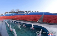 평양시 청년공원야외극장 준공