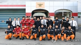 홍천소방서 방문한 김홍필 소방청 차장