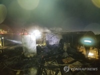포천 주거용 비닐하우스에서 불