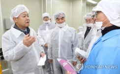 경성미가영농조합 쌀가공 사업장 방문한 황규석 차장