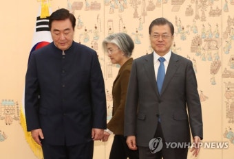 문 대통령과 주한 중국대사