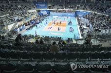 비교적 한산한 장충체육관