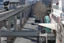 한산한 휴일 대구 시내