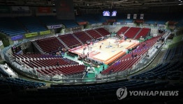 무관중 경기로 치러지는 남자프로농구