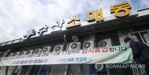 울산농수산물도매시장 수산소매동 임시 휴업