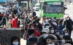 하나로마트, 마스크 구매 행렬 이어져