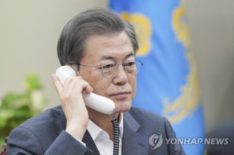 문 대통령, 이집트 대통령과 통화