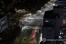 한산한 대구 종각 네거리 퇴근길