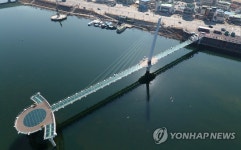 코로나19로 텅 빈 소양강스카이워크