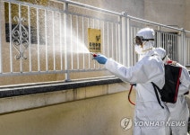 제주 한마음 병원 방역 나선 해병대 9여단