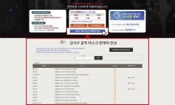 강서구, 공적 마스크 판매약국·시간 구청 홈페이지에 공개